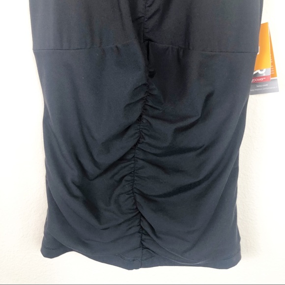 New Lucy Perfect Core Black Halter Tank Top, L - Picture 4 of 15